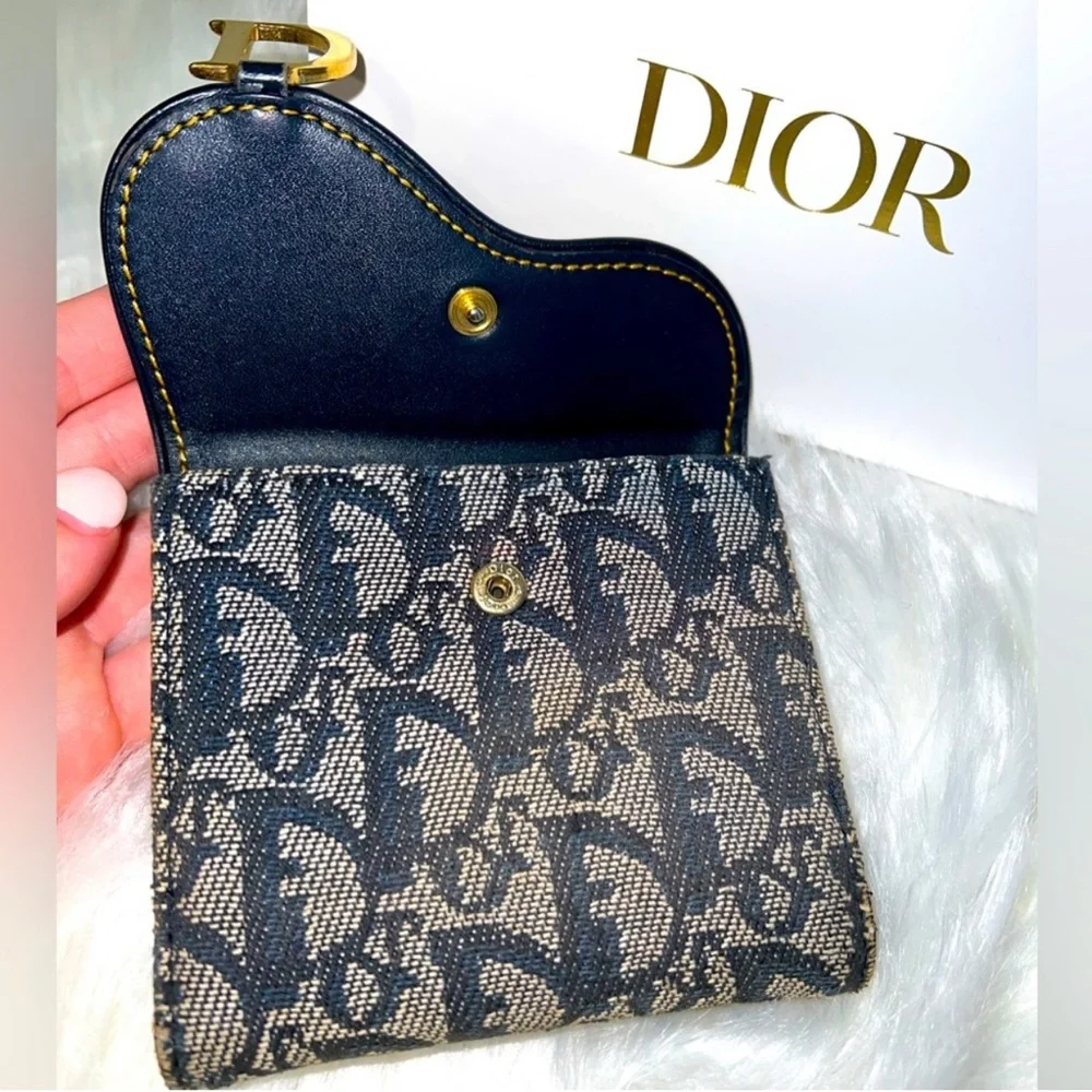 Authentic Dior Saddle Wallet